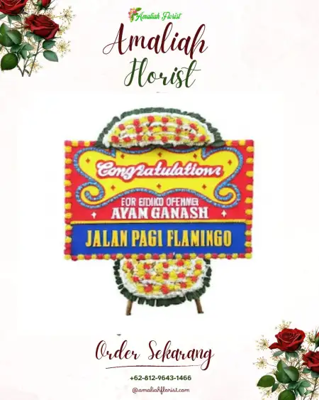 Sewa Papan Bunga Ngampin